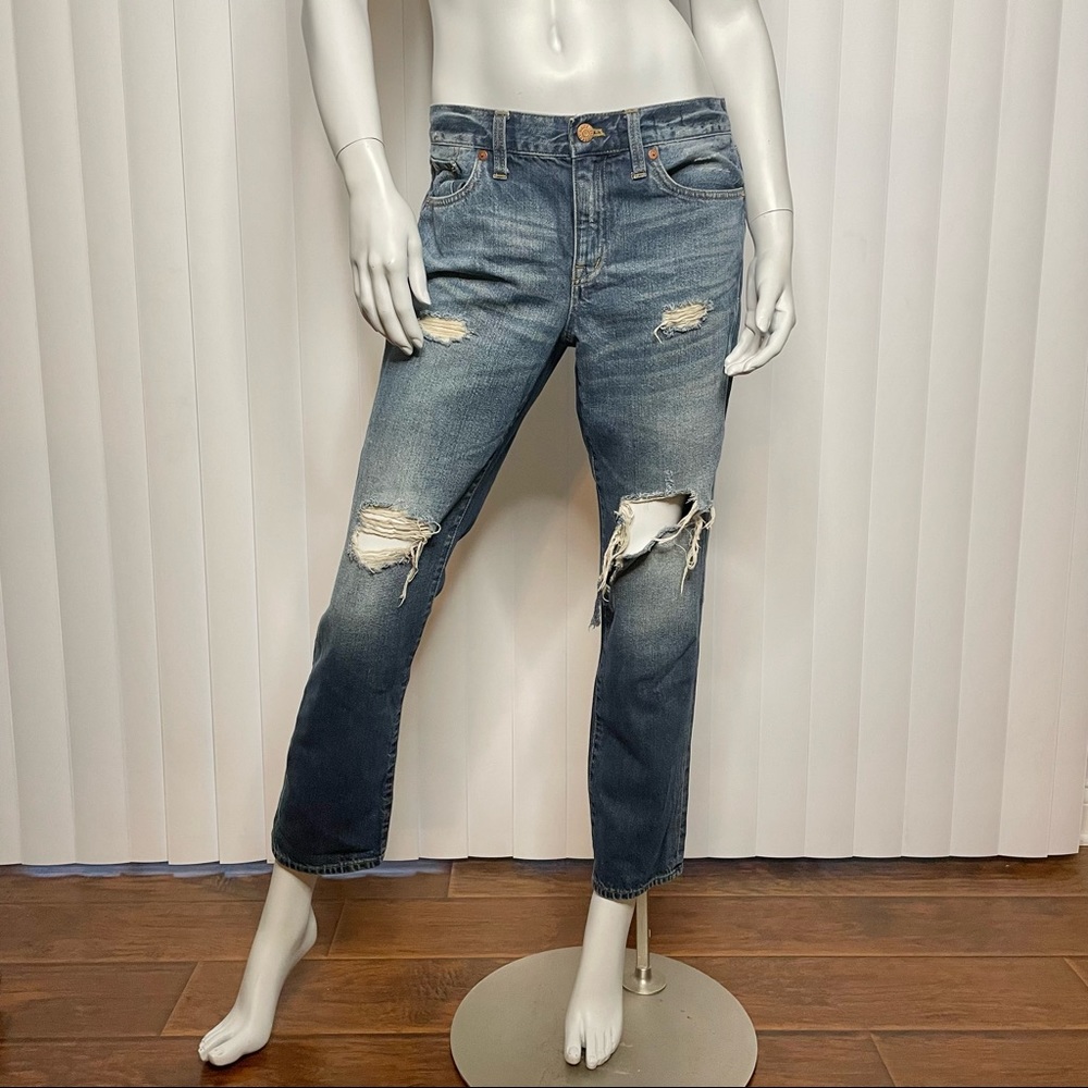 Madewell Boyjean Torn Jeans